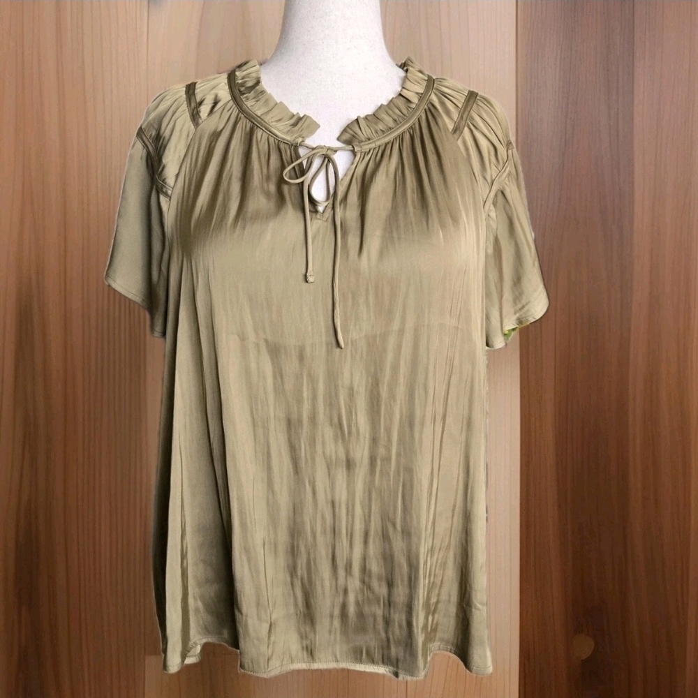 Lane Bryant Women's Tan Blouse 18/20